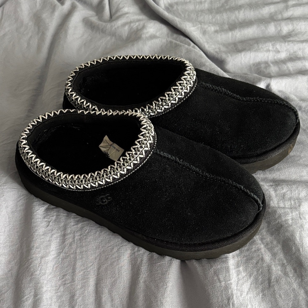 UGG Women's Black Tasman Slippers